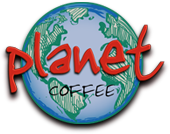 planet coffee logo